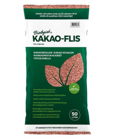 Kakao-Flis i 50 ltr. pose